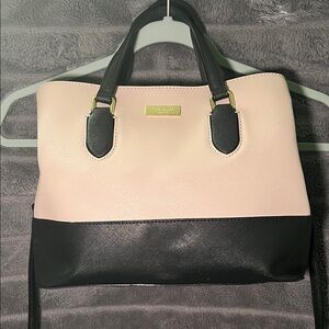 Kate Spade Black and Cream Satchel